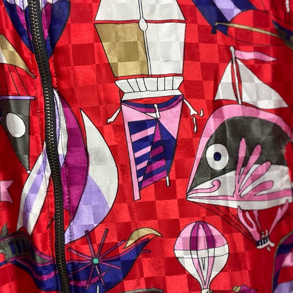 SOLD Vintage Silkworms Psychedelic Bomber Jacket - Picture 6 of 6